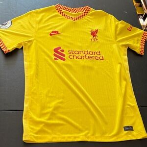 2021-2022 Nike Liverpool FC Mohammad Salah Alternate Jersey